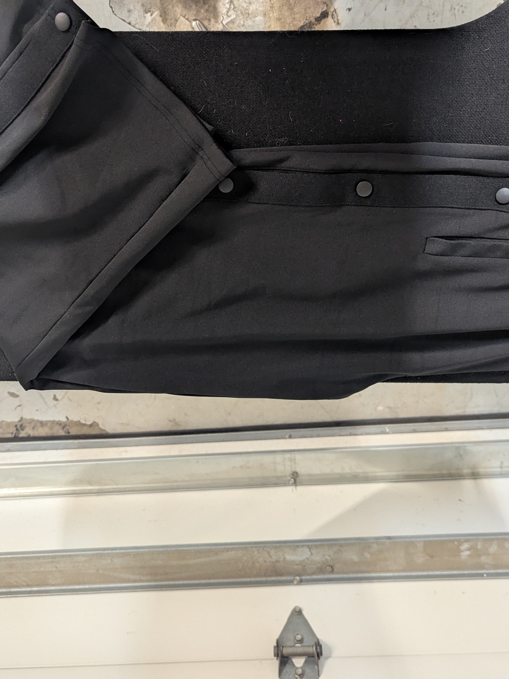 Black Snap-Trim Track Joggers - Picture 4 of 5